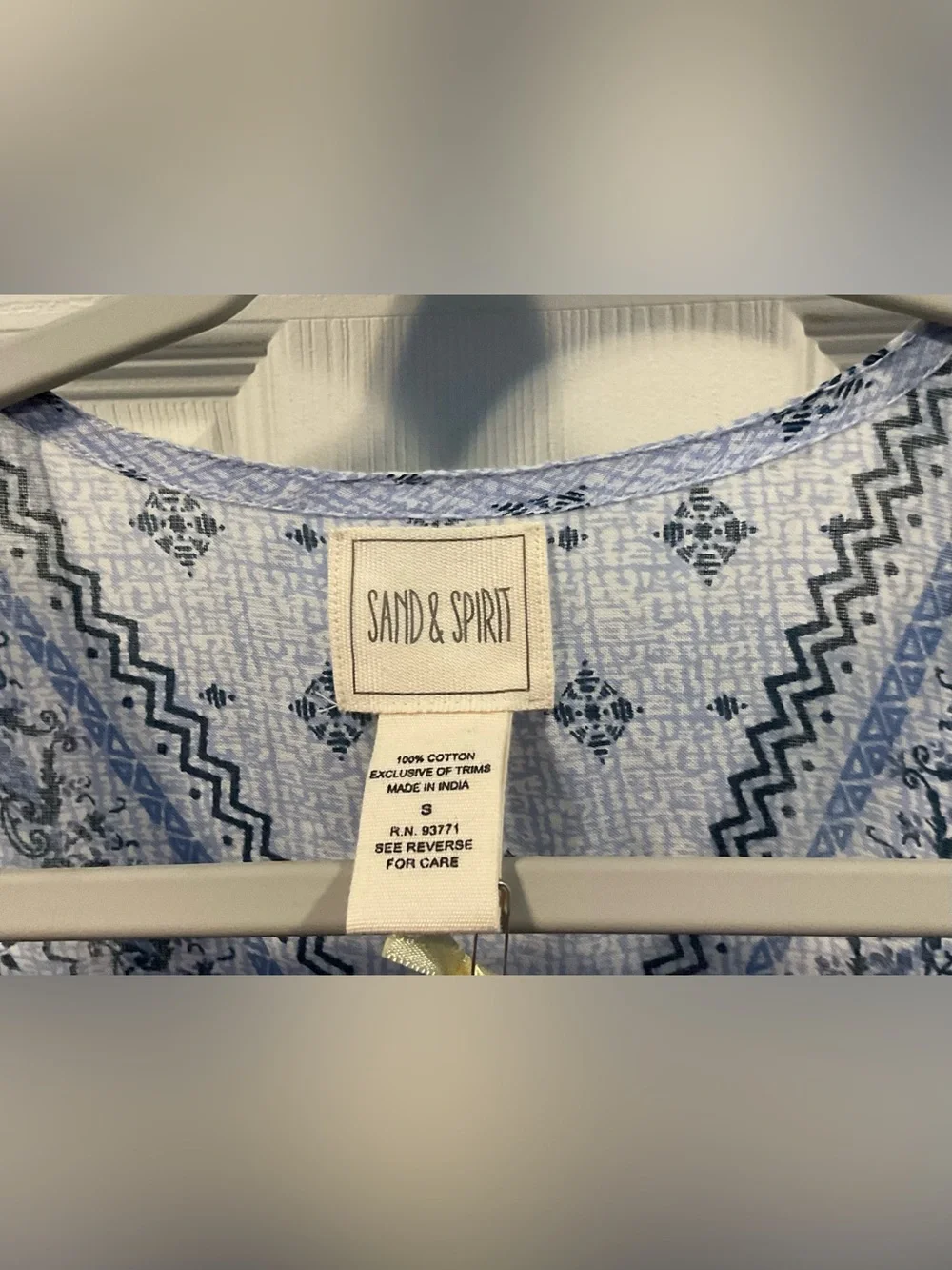 Sand & spirit embroidered cover-up size S
